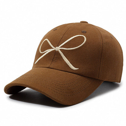 Sweet Bow Embroidered Baseball Cap
