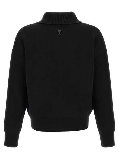 Ami Paris Ami De Cœur Patch Sweater