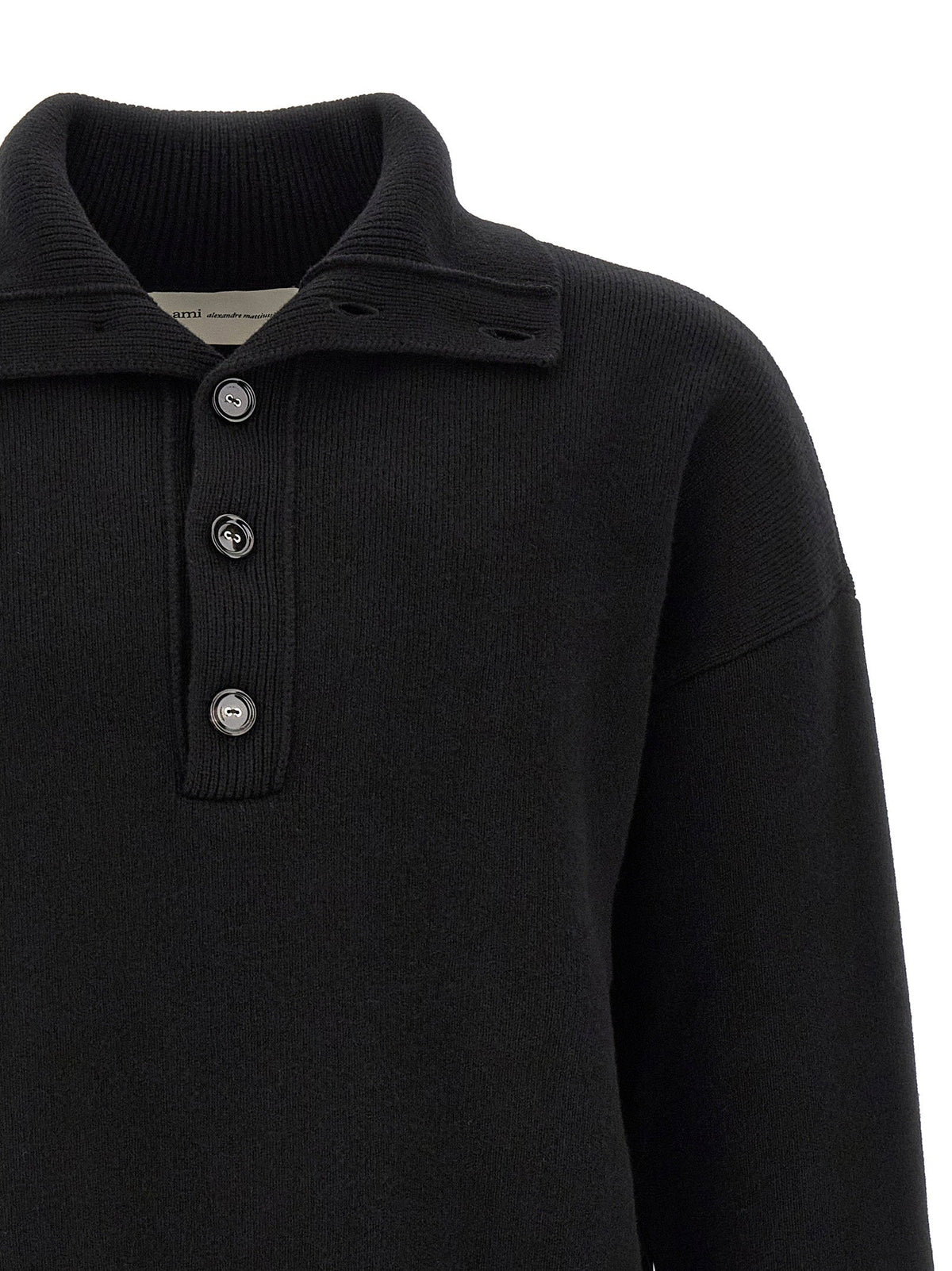 Ami Paris Ami De Cœur Patch Sweater
