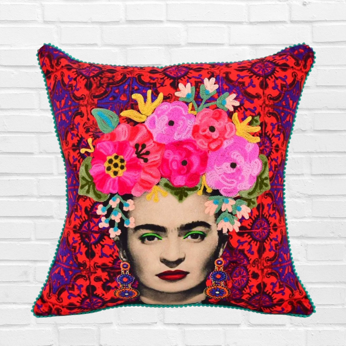 Home Decor Frida Khaldo Cushions Pattern