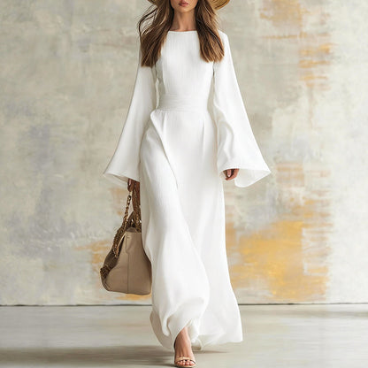 Valentina Rossi Bell Sleeve Maxi Dress