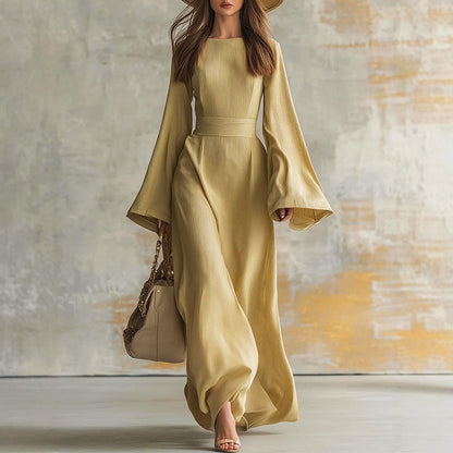 Valentina Rossi Bell Sleeve Maxi Dress