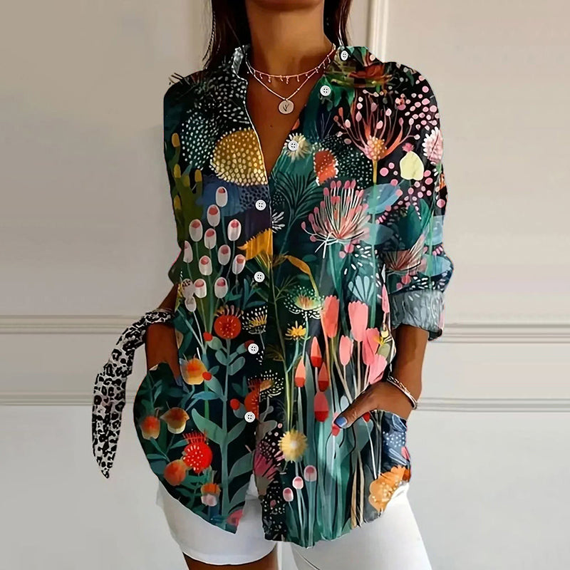 Valentina Rossi Floral Splash Blouse