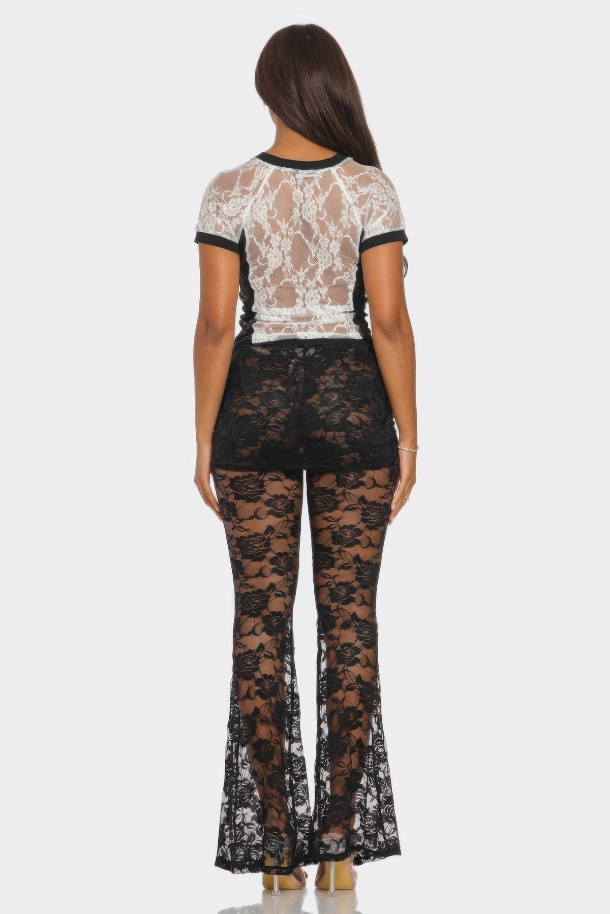 87 Lace Jersey Top