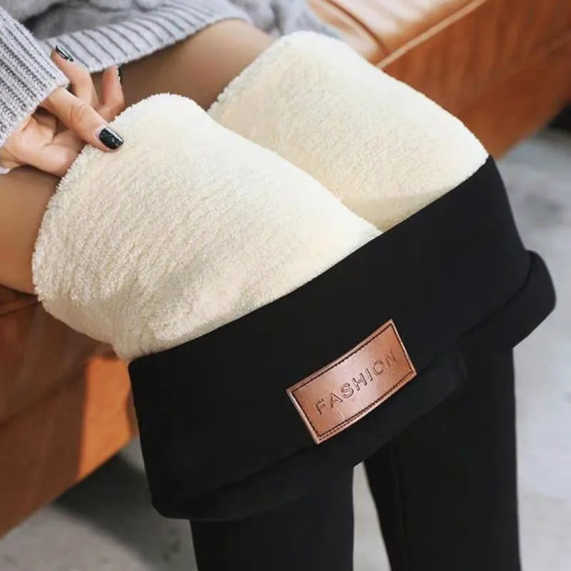 Women’s Thick Fleece-Lined Thermal Leggings