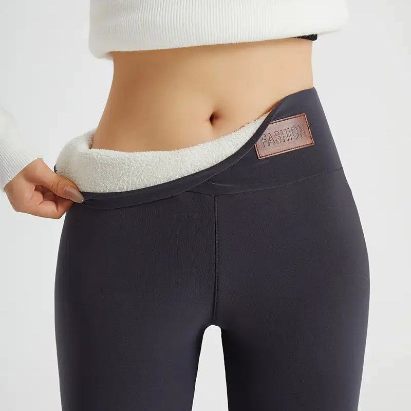 Women’s Thick Fleece-Lined Thermal Leggings
