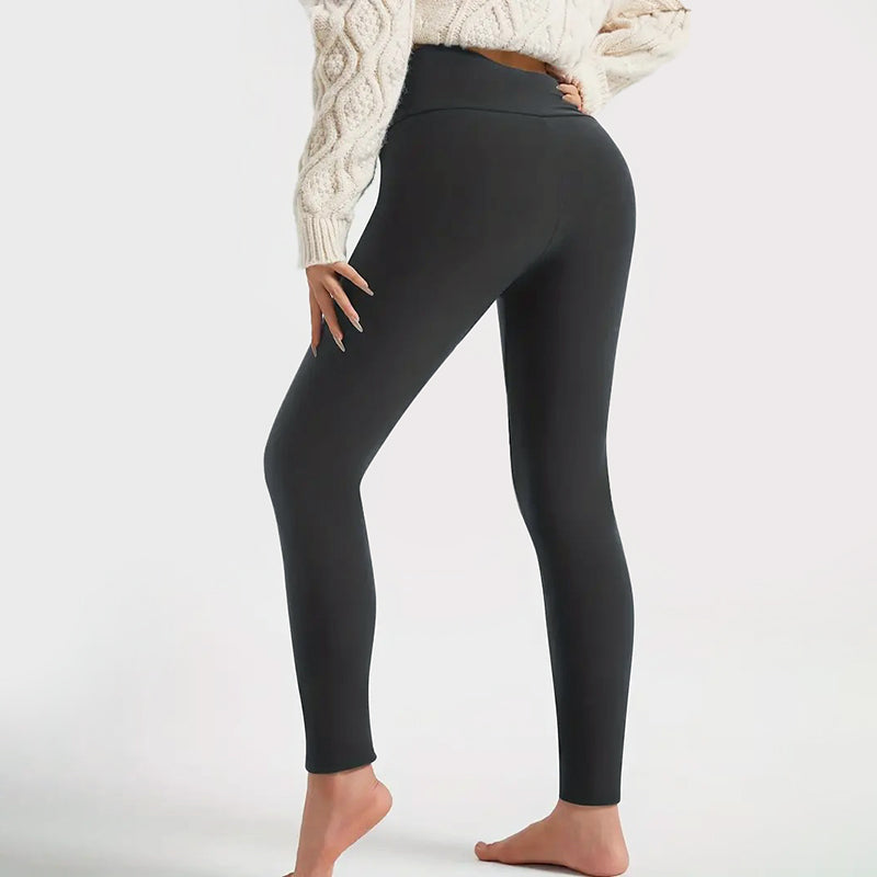 Women’s Thick Fleece-Lined Thermal Leggings