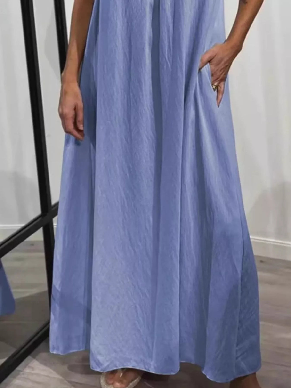 Full Size Ruffled Strap Flowy Maxi Dress Plus Size
