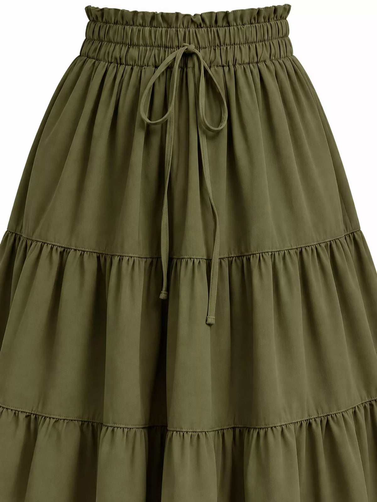 Tiered Midi Skirt