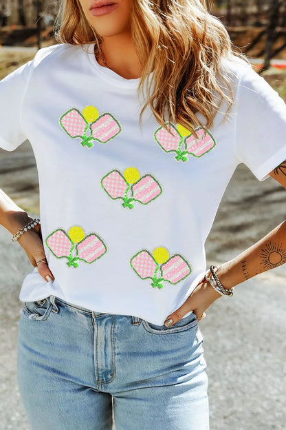Sequin Pickleball Short Sleeve Tee