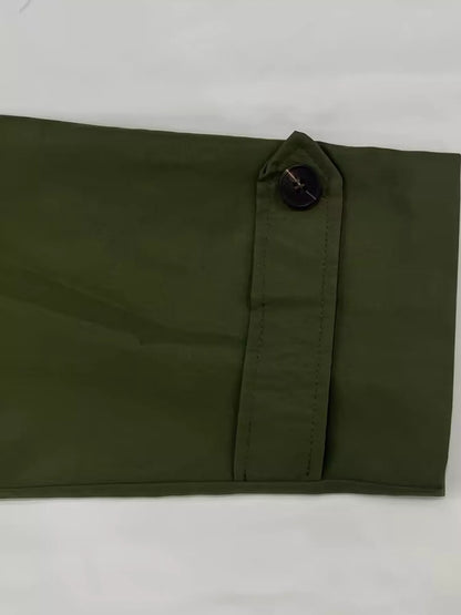 Full Size Double-Breasted Belted Trench Outerwear Plus Size