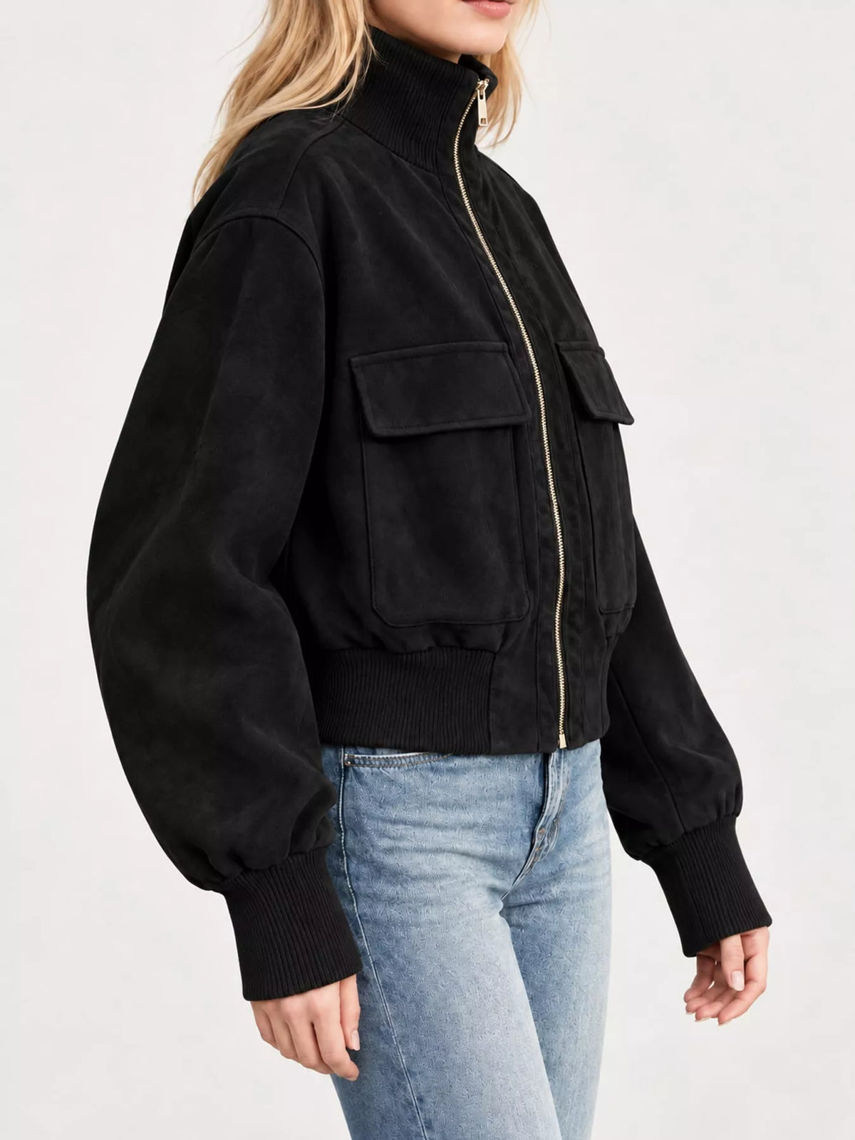 Zip Up Long Sleeve Jacket