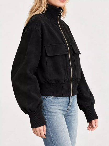 Zip Up Long Sleeve Jacket