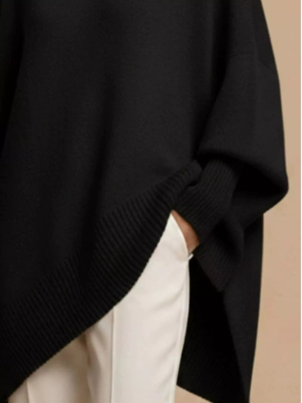 Oversized Batwing Sleeve Sweater for Women | Cozy Boutique Knit Top
