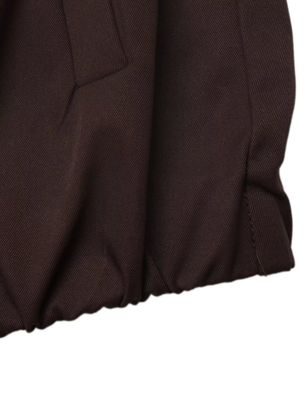 Zip Up Dropped Shoulder Jacket
