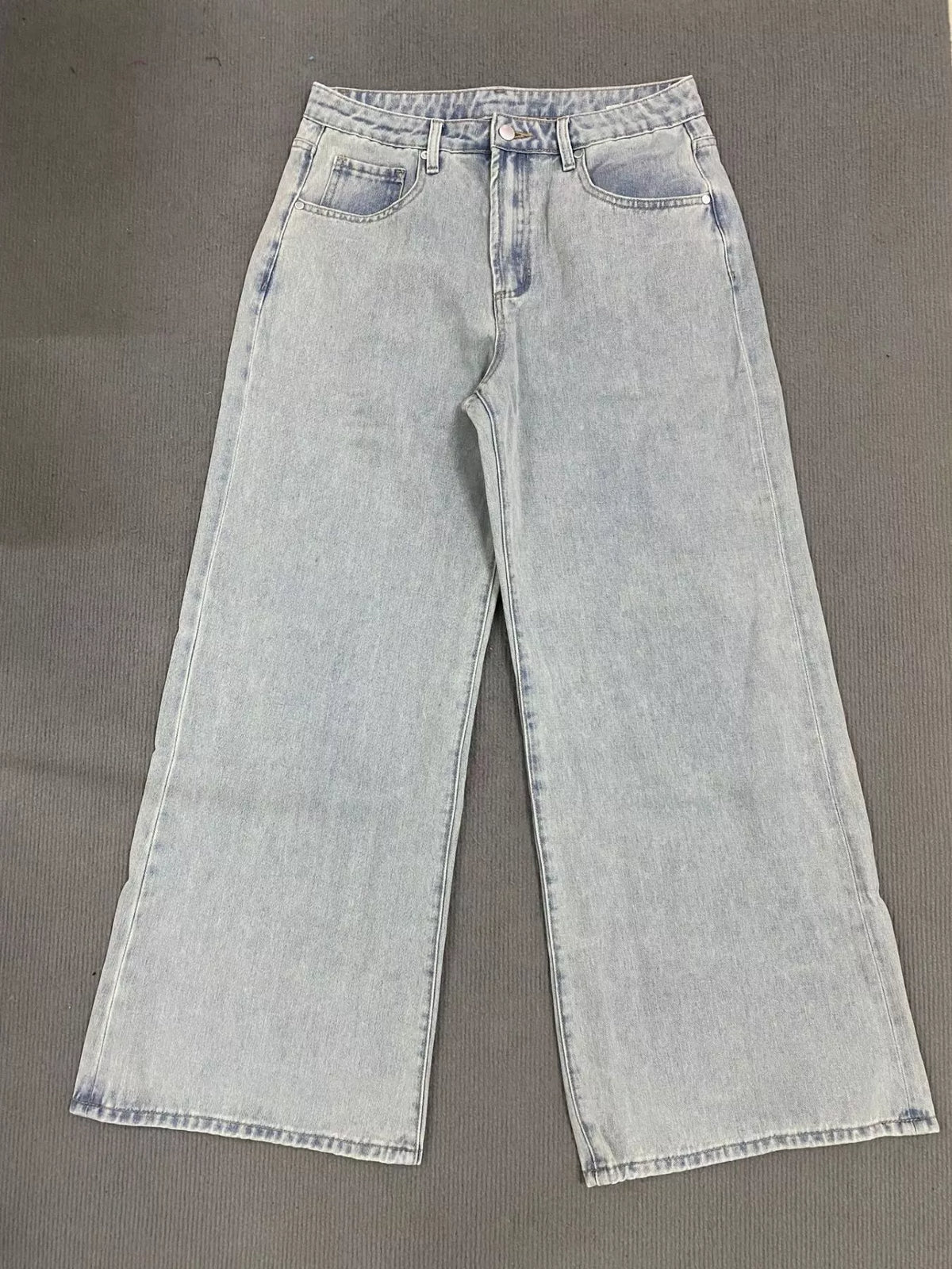 Washed Wide Leg Jeans