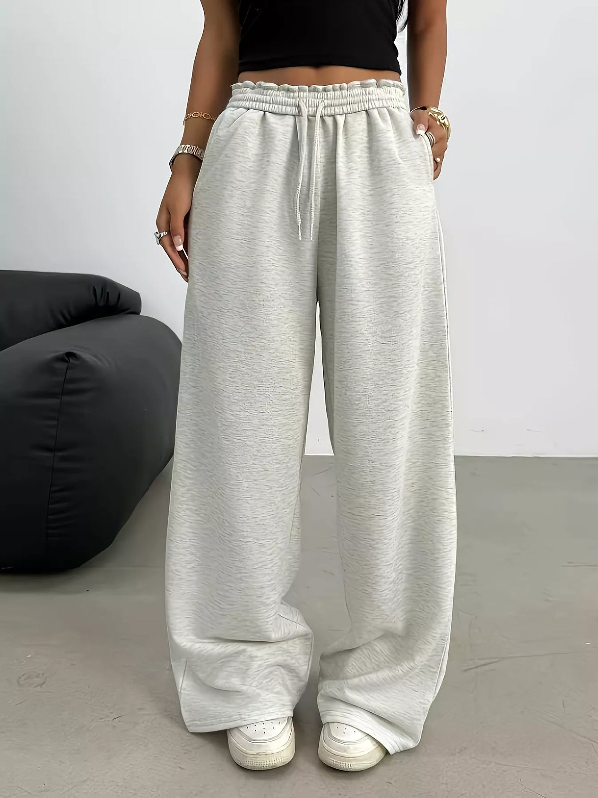 Drawstring Loose Fit Pants