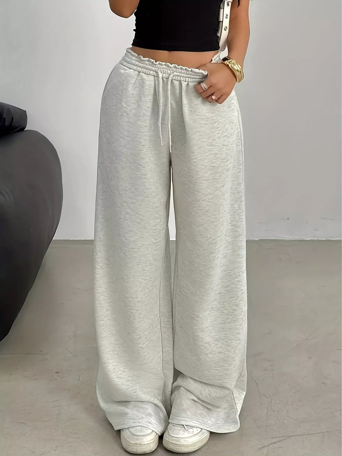 Drawstring Loose Fit Pants