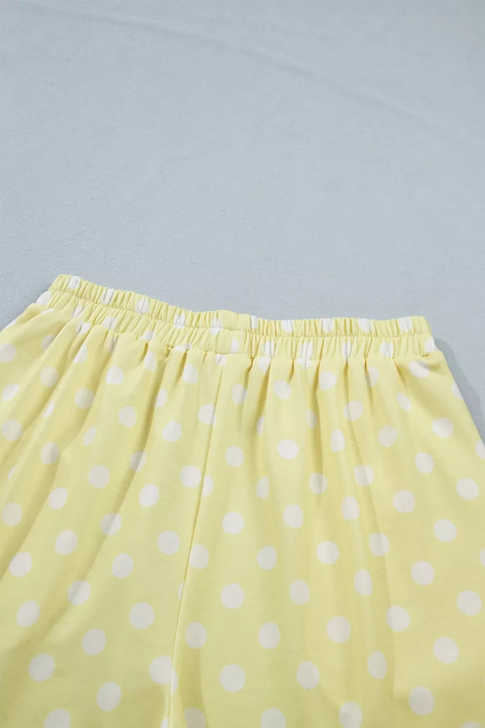 Polka Dot Short Sleeve Top and Shorts Set