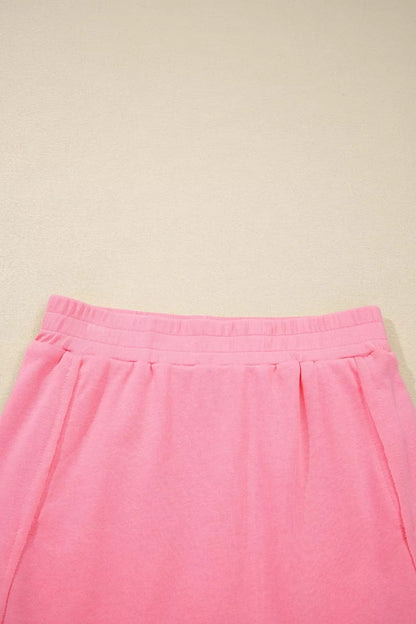 Sleeveless Cropped Top and Pocketed Skort Set