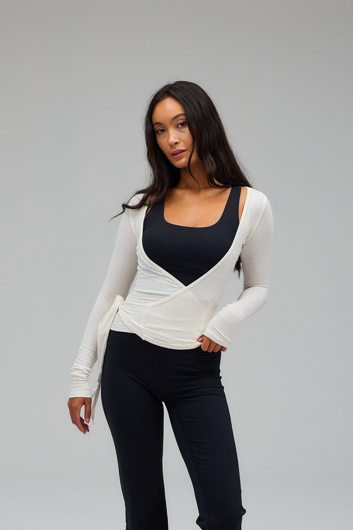 Ballet Wrap Blouse