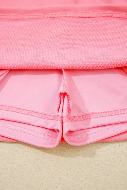 Sleeveless Cropped Top and Pocketed Skort Set