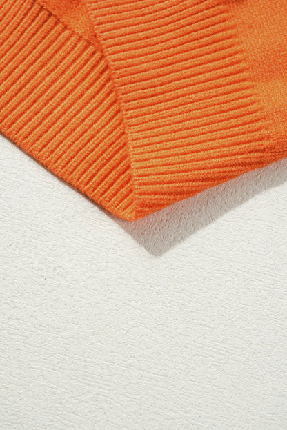 Thanksgiving Round Neck Dropped Shoulder Sweater