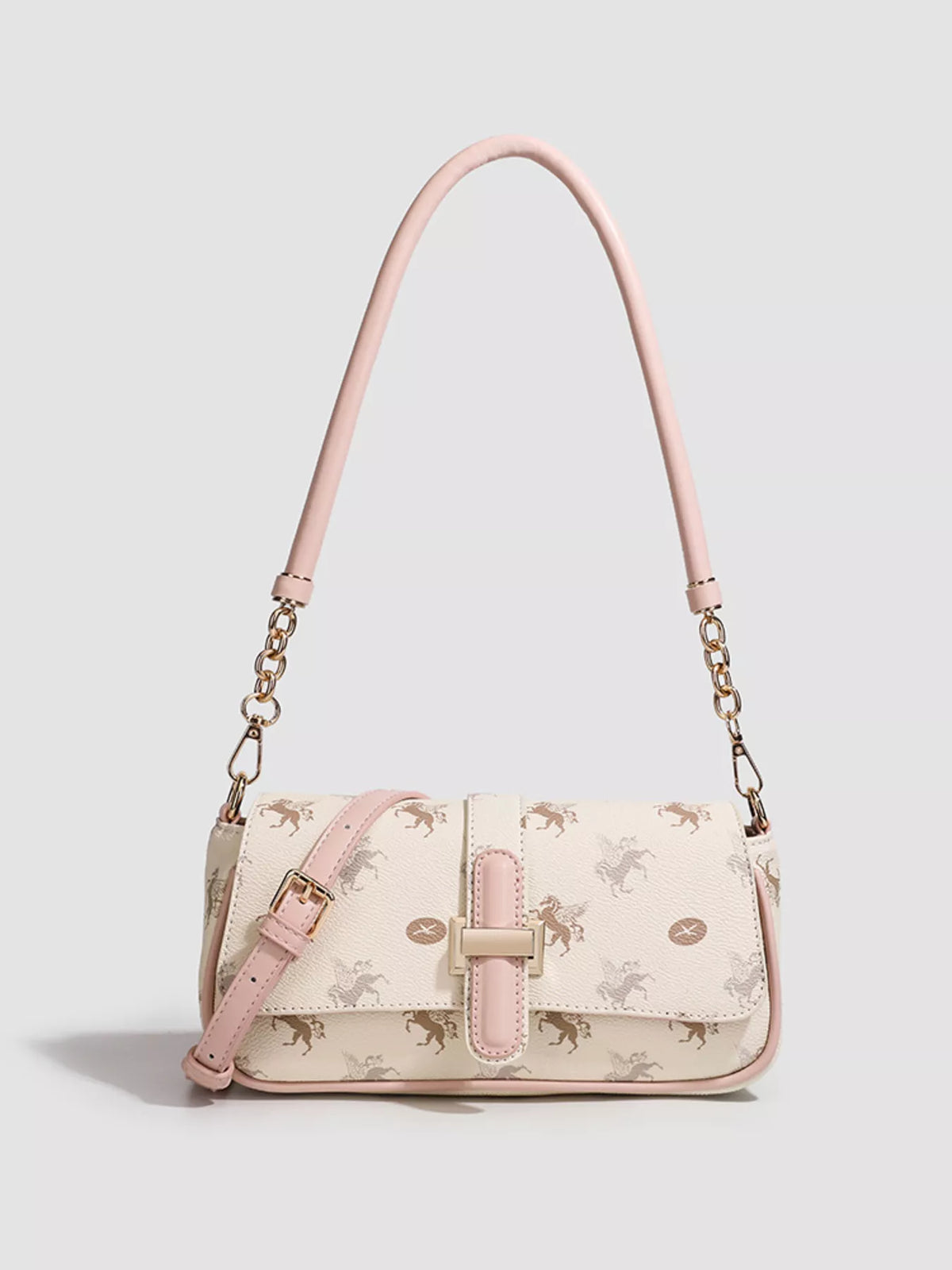 Pegasus Print Shoulder Bag