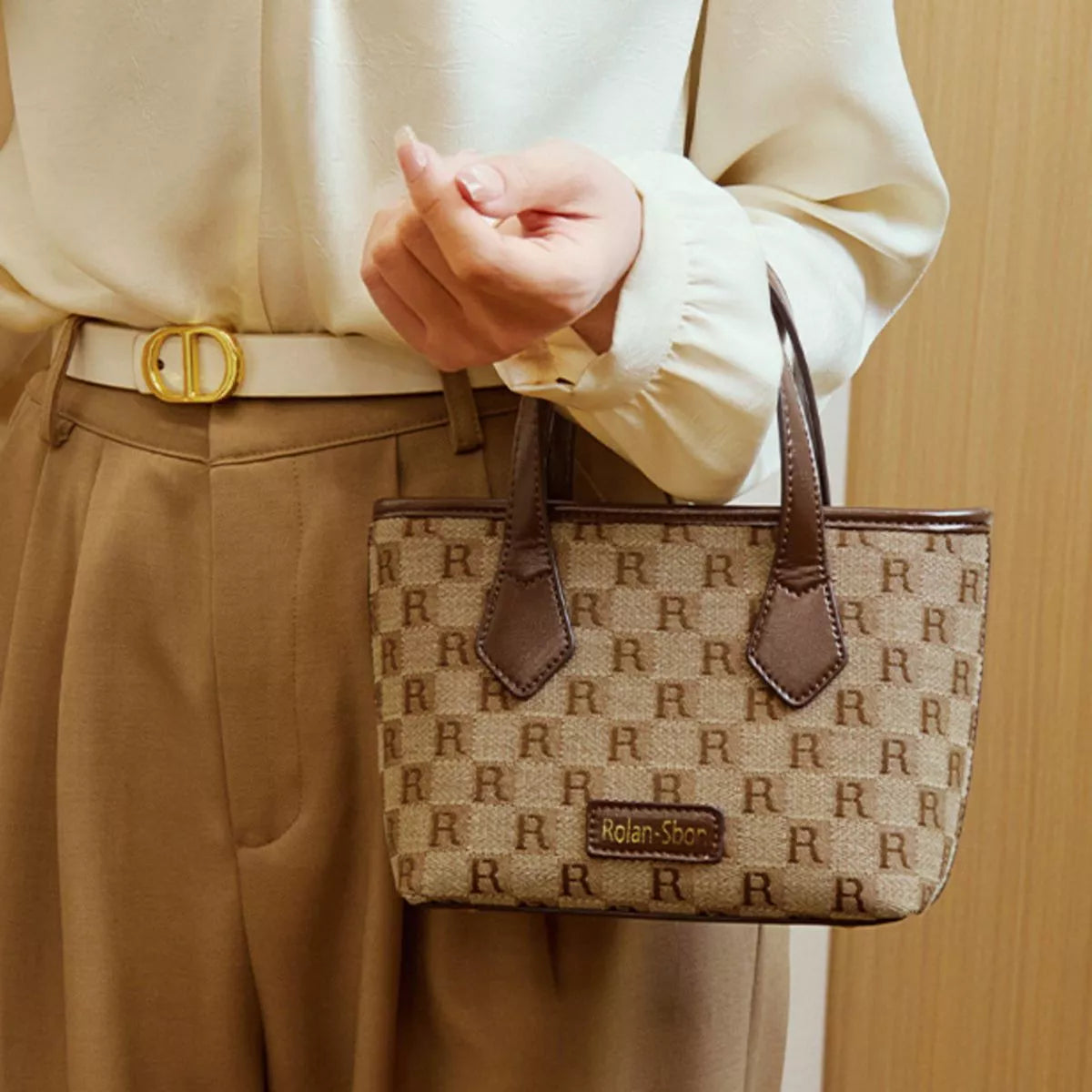 Vintage Monogram Crossbody Bag