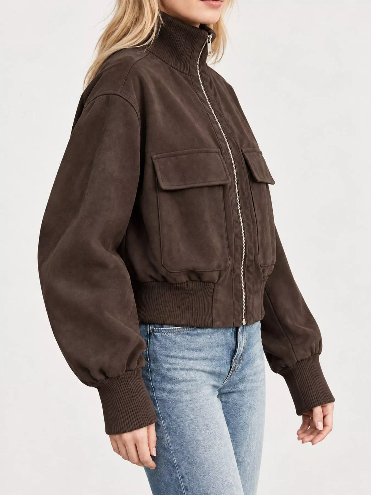 Zip Up Long Sleeve Jacket