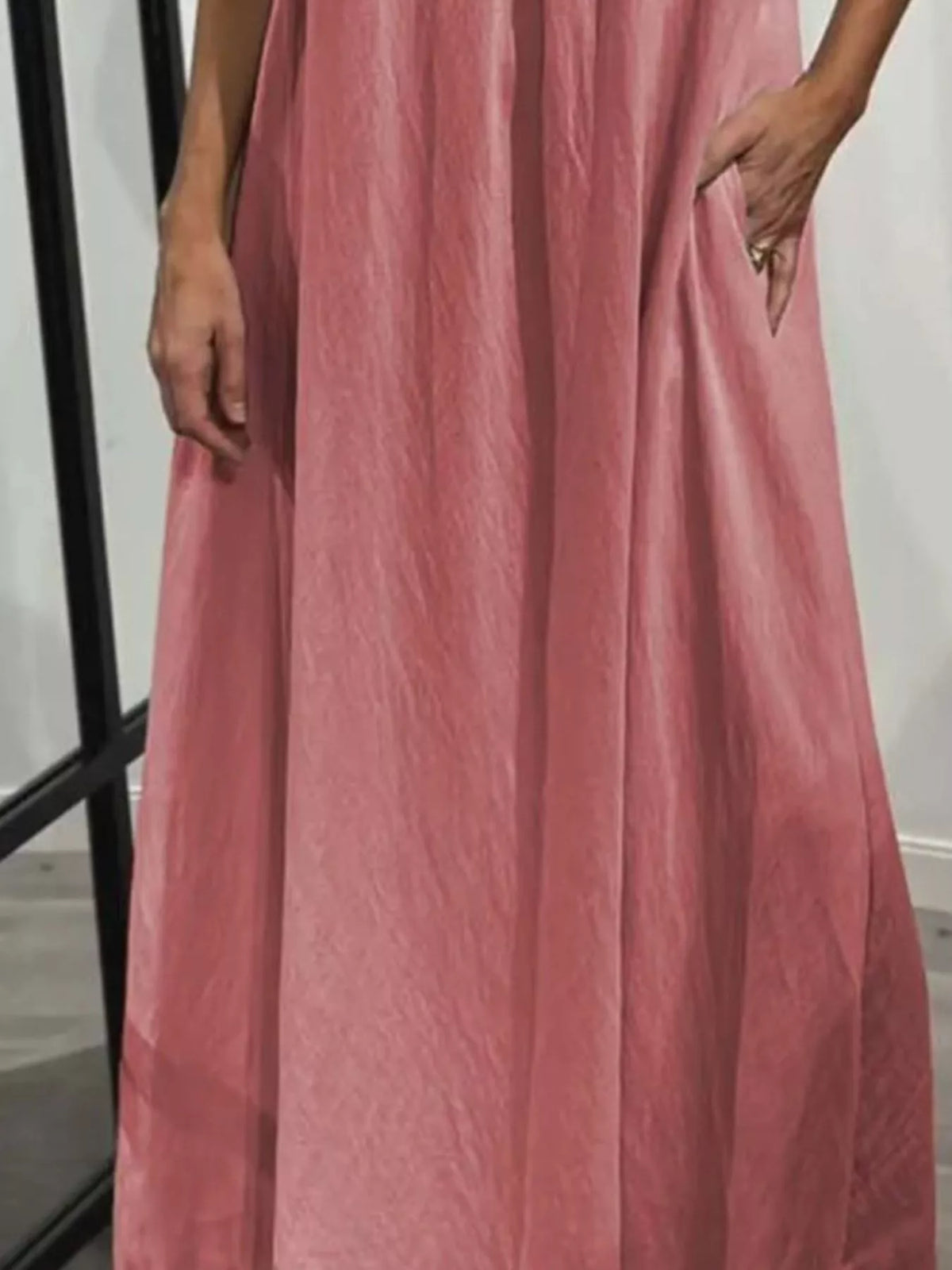 Full Size Ruffled Strap Flowy Maxi Dress Plus Size