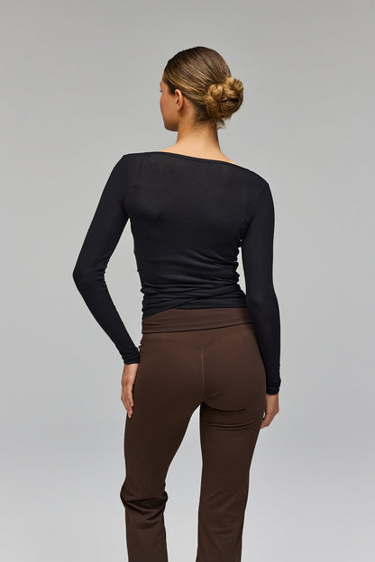 Ballet Wrap Blouse