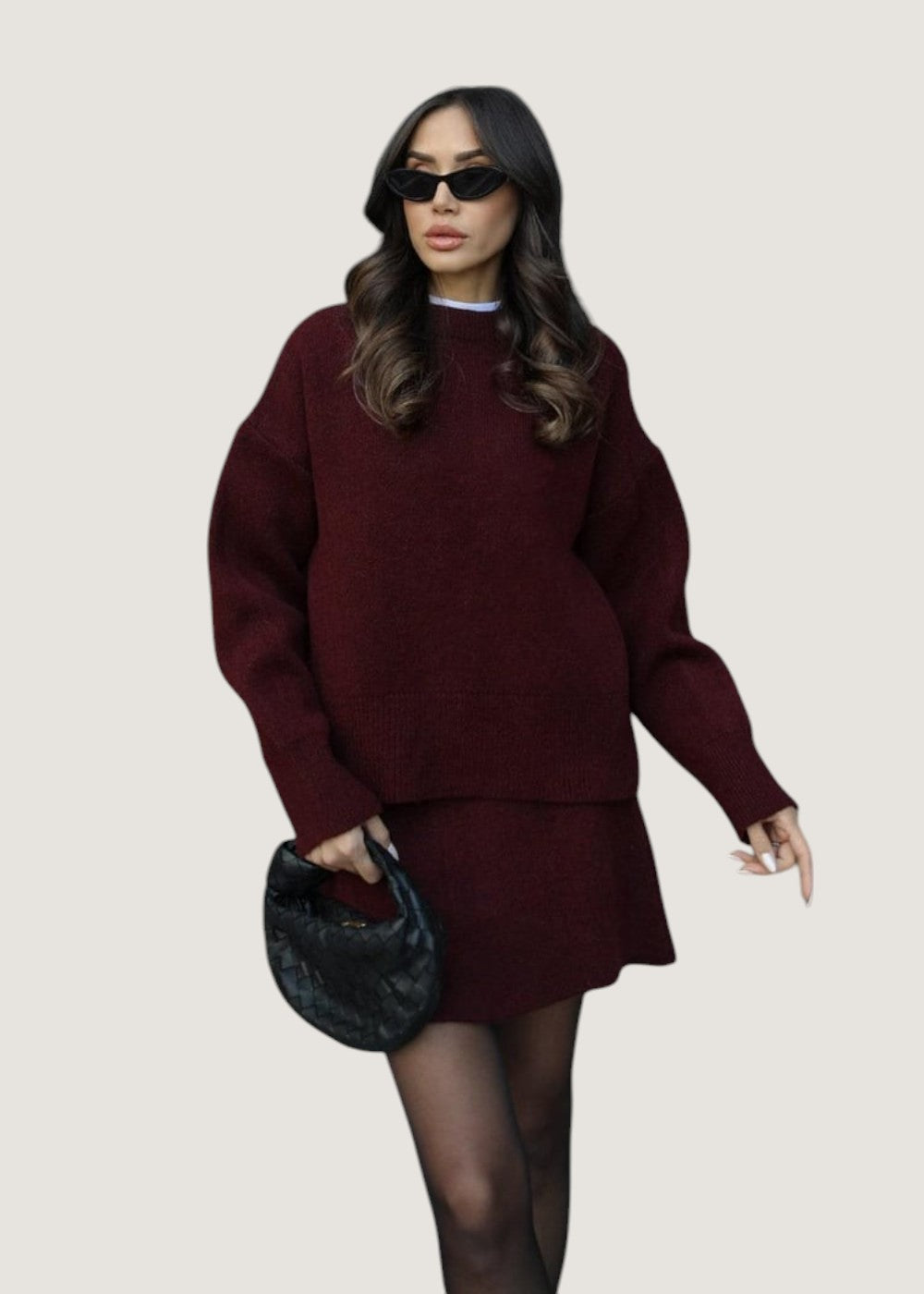 Cozy knit set