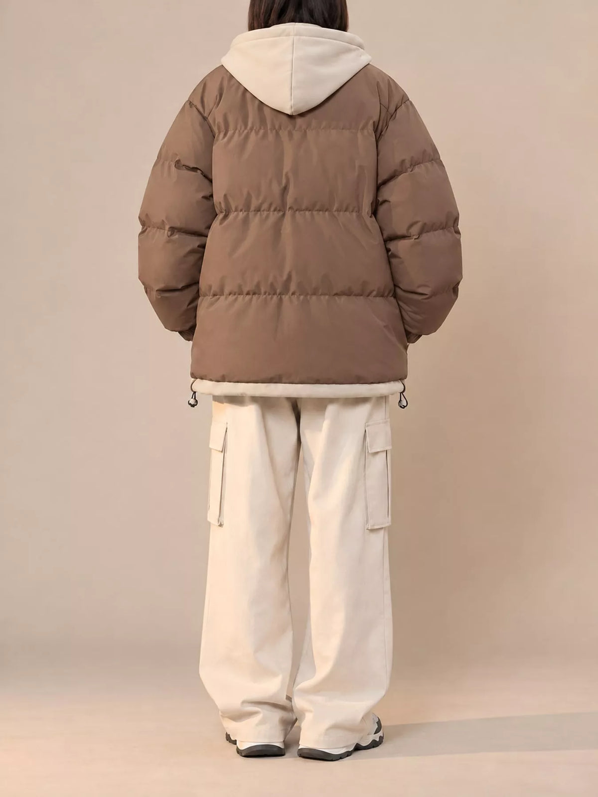 Zip Up Hooded Puffer Outerwear