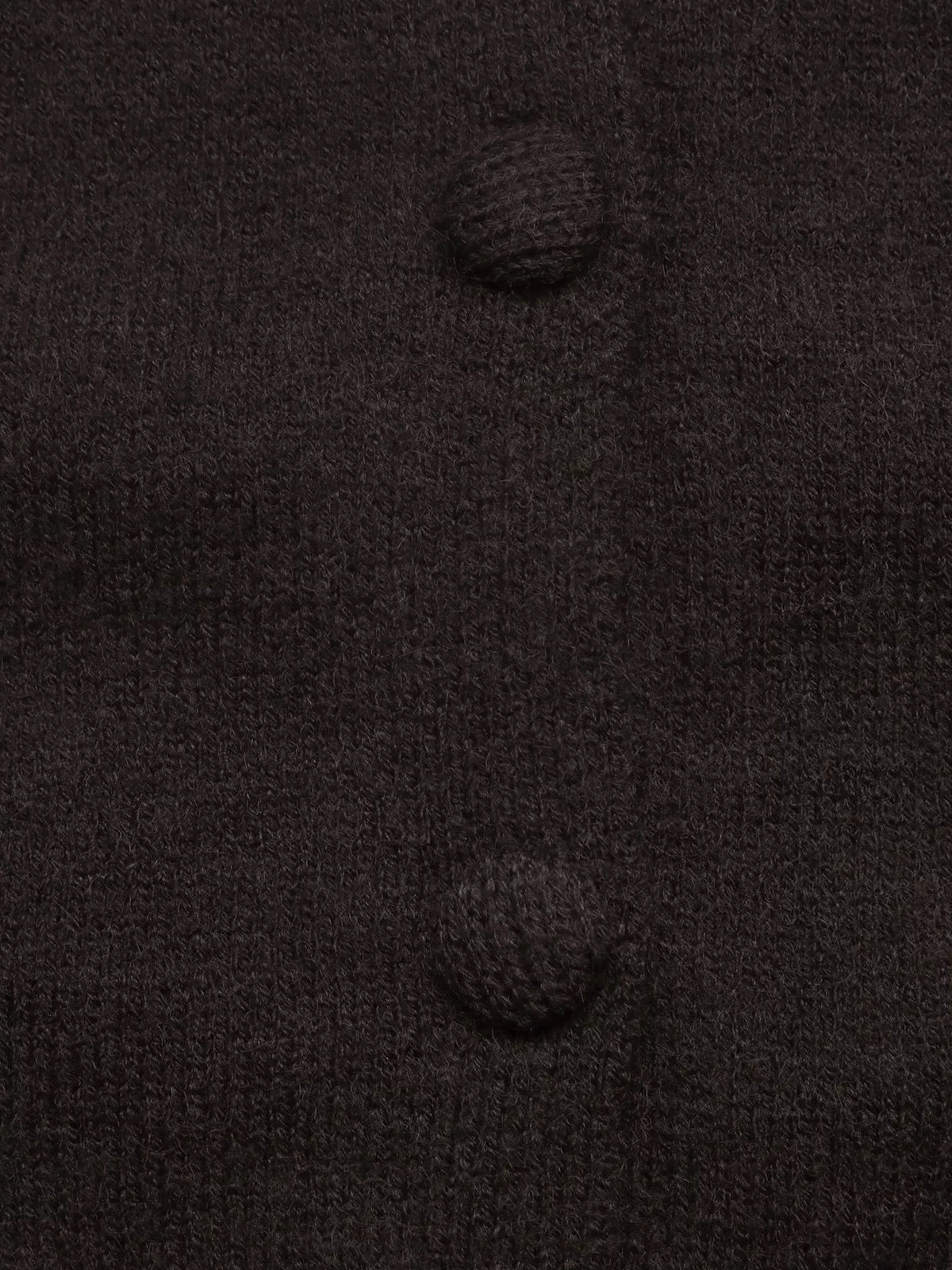 Crew Neck Button-Up Cardigan