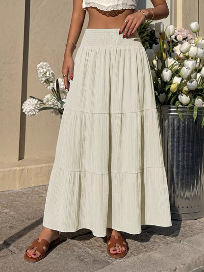 Tiered Flowy Maxi Skirt
