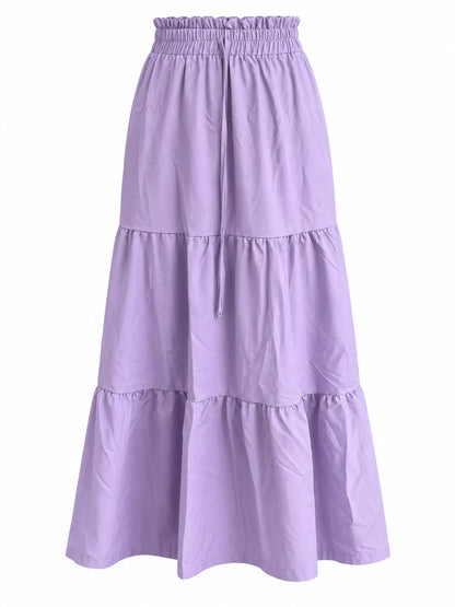Tiered Midi Skirt