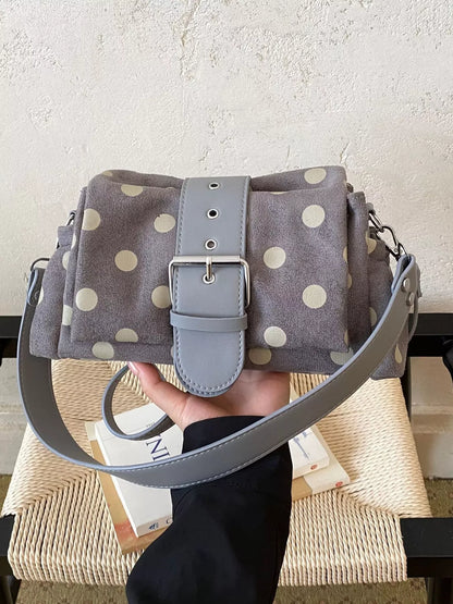 Vintage Polka Dot Shoulder Bag