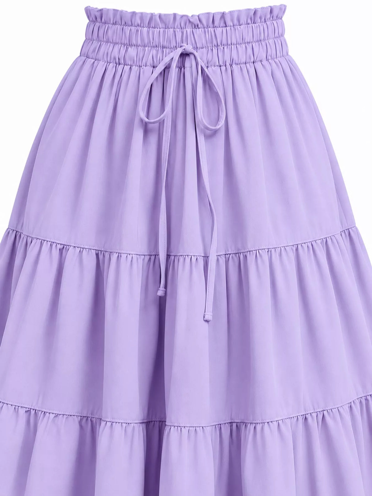 Tiered Midi Skirt