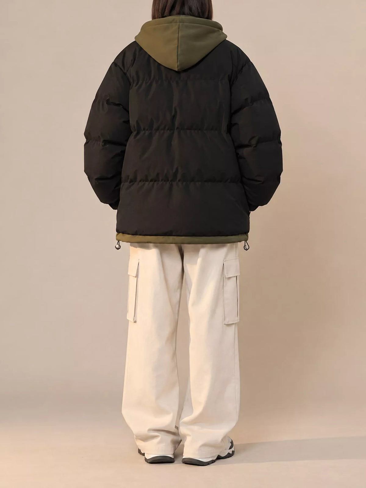 Zip Up Hooded Puffer Outerwear