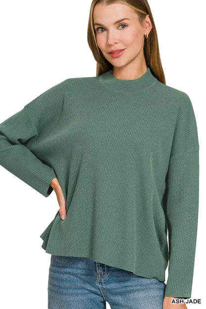 Zenana Viscose Sweater Top & Pants Set