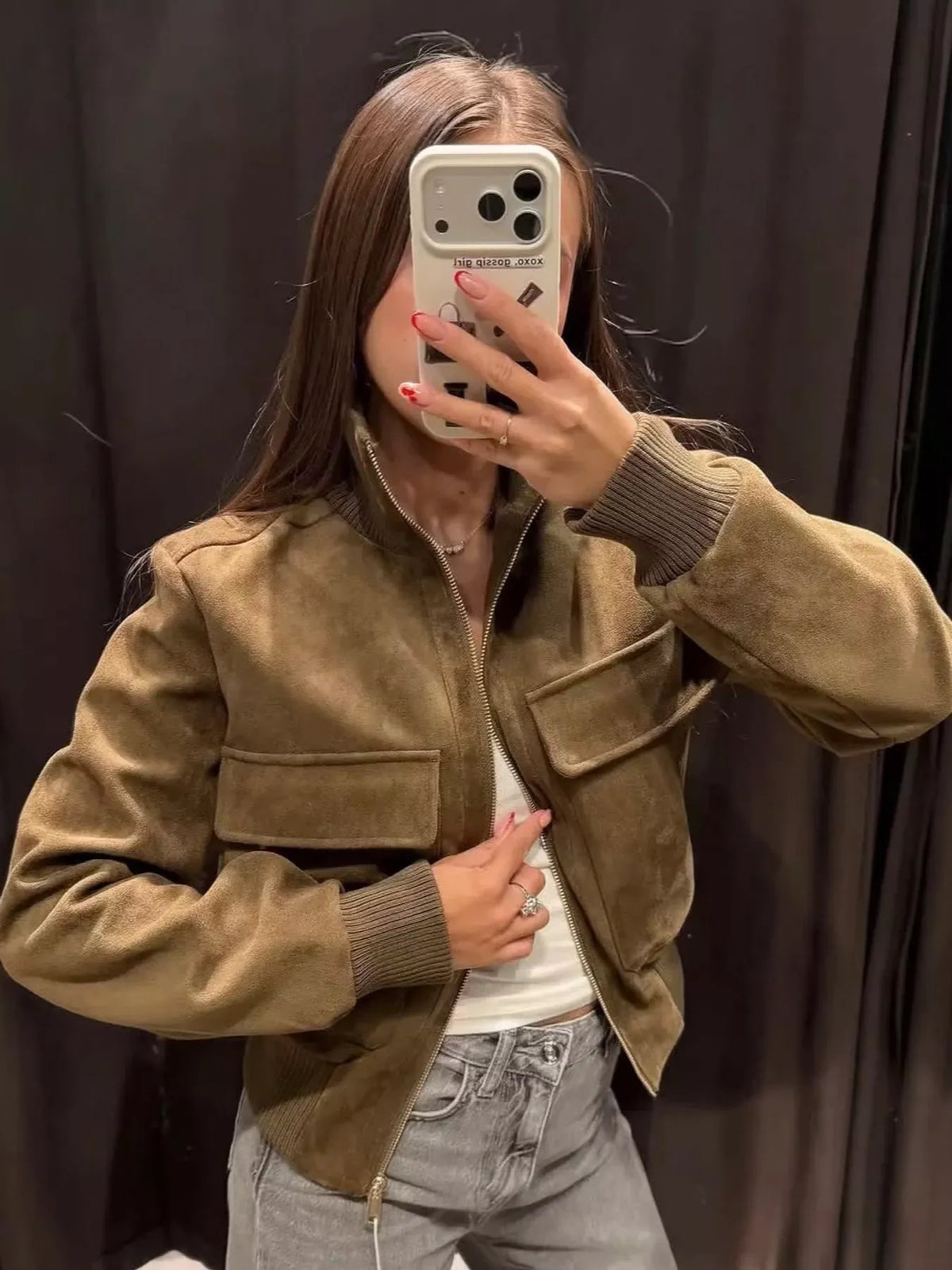 Zip Up Long Sleeve Jacket