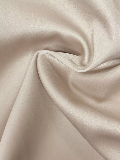 Long Sleeve Satin Ruched Midi Dress